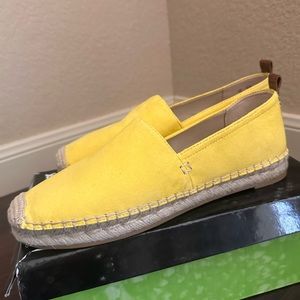 SAM EDELMAN CANARY YELLOW ESPADRILLES 8